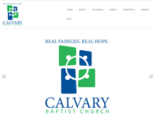 Tablet Screenshot of calvaryfairfield.org